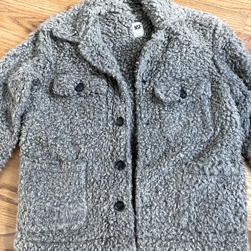 New w/o tags NSF Teddy Jacket